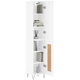  Visoka komoda bijeli 34,5x34x180 cm od konstruiranog drva | shoptok.hr