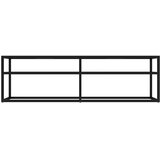 TV ormarić crni 140 x 40 x 40,5 cm od kaljenog stakla | shoptok.hr