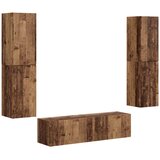  Set TV komoda 6 pcs Staro drvo Konstruirano drvo | Eponuda.ba