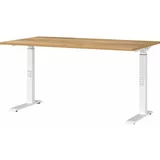 Germania Radni stol s pločom stola u dekoru hrasta 80x140 cm Downey –