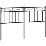 vidaXL Kovinsko posteljno vzglavje črno 135 cm, (21038447) Cene