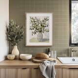 Styler Tiskana slika z okvirjem 40x50 cm Olive Bunch II – | Shoptok.si