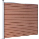  Panel za ogradu WPC 175 x 146 cm smeđi | shoptok.hr