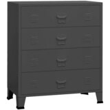  Industrijski ladičar antracit 78 x 40 x 93 cm metalni | shoptok.hr