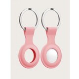 Onasi Silikonski obesek za Apple AirTag lokator - nežno roza | Shoptok.si