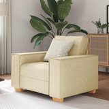 vidaXL Sofa fotelja krem 60 cm tkanina | shoptok.hr