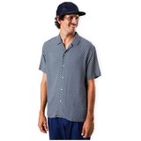 Brava Fabrics Srajce s kratkimi rokavi Tramuntana Aloha Shirt - Navy Modra Cene