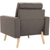  Fotelj iz taupe blaga | Shoptok.si