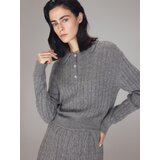 Reserved Džemper od mješavine vune - tamnosivo | shoptok.hr