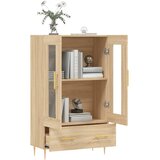  Visoka komoda boja hrasta 69,5 x 31 x 115 cm konstruirano drvo | shoptok.hr