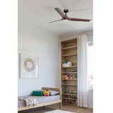 Faro 33809WT1S-LED prigušiva ventilator HEYWOOD L 10W/230V CCT preč.132cm drvo/crna WT+DO | Eponuda.com