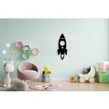 Wallity zidna dekoracija roket, 20 x 50 cm, crna | ePonuda.com
