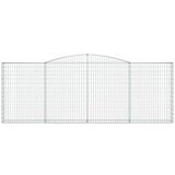  Lučne gabionske košare 5 kom 400x30x40/60 cm pocinčano željezo | shoptok.hr