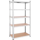 Songmics regal 50 x 100 x 200 cm, bež-srebrna, GLR050E01 Cene
