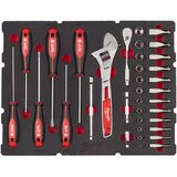 Milwaukee set čegrtaljke, nastavaka, odvijača i ključeva 1/4" u packout umetku od pene, 35 delova 4932480717 | ePonuda.com