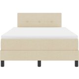  Krevet s kutijom opruga s madracem bež 120x190 cm tkanina | shoptok.hr