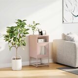 vidaXL Nočna omarica Pink 36x39x78 cm Hladno valjano jeklo | Shoptok.si