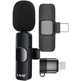 LINQ Brezžicni lavalier mikrofon z adapterjem Lightning USB C, - crn, (20918254) Cene