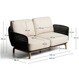 Kave Home Bež vrtni kavč Alipa – | Shoptok.si