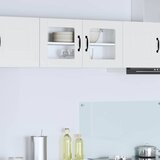  Zidni stakleni ormarić Lucca Bijela 80 x 31 x 40 cm | shoptok.hr