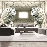  Samoljepljiva foto tapeta - Chamber of lions 98x70 Cijene