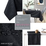 AmeliaHome Stolnjak Vesta 110x200 cm, crna Slike