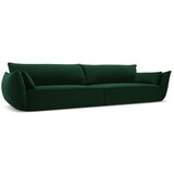 Mazzini Sofas Temno zelena žametna sedežna garnitura 248 cm Vanda – | Shoptok.si