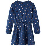  Dječja haljina s dugim rukavima modra 128 | shoptok.hr