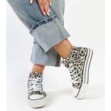 Gemre Bagy platform leopard high-top sneakers | Shoptok.si