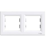 Schneider Electric Asfora Okvir (Bijela, Izvedba serije: 2-struko, Plastika) Schneider Electric Asfora Okvir (Bijela, Izvedba serije: 2-struko, Plastika) Slike