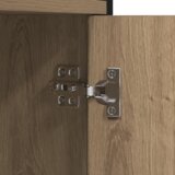 vidaXL Knjižna polica artisan hrast 80 x 30 x 155,5 cm Konstruiran les | Shoptok.si