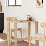 Stolna ploča 80 x 60 x 2 cm pravokutna od masivnog drva bagrema | shoptok.hr
