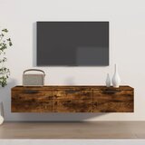 Furnova Stenska omarica dimljeni hrast 102x30x20 cm inženirski les, (21949614) Cene