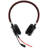Jabra evolve 40 ms stereo usb headband noise cancelling usb connector with mute-button and volume control on the cord