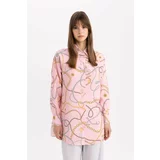 Defacto Relax Fit Printed Long Sleeve Tunic
