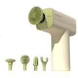 INF Pametna mini masažna pištola - prenosna mini masažna pištola s 4 glavami, 3 hitrostmi, baterijo 1500 mAh, tiho delovanje, 402 g, (5000282997) | Shoptok.si