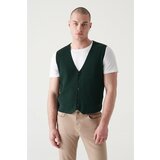 Avva Men's Green Textured Vest cene