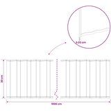  Ograda oko Travnjaka 10 m x 30 cm Pocinčani čelik Srebrna | shoptok.hr