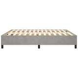  Za krevet s oprugama svjetlosivi 200x200 cm baršunasti | shoptok.hr