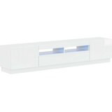  5-dijelni LED TV ormarić Bijela visokog sjaja Konstruirano drvo - Bijela visokog sjaja 100 cm | shoptok.hr