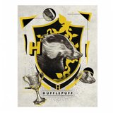 Fanattik Harry Potter Art Print : Hufflepuff Crest Cene