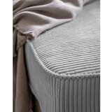Miuform Svetlo siv ležalnik iz rebrastega žameta (levi kot) Chic Charlotte – | Shoptok.si