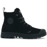 Palladium Škornji Pampa Hi Zip Wool - Black Črna