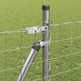  Vanjski Euro Ograda s Betonskom Podlogom 25 x 0,8 m Srebrna | shoptok.hr