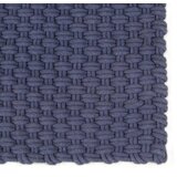  Tepih pravokutni modri 160 x 230 cm pamučni | shoptok.hr