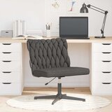 Maison Chic Vrtljiv pisarniški stol - računalniški stol temno sivo blago, (21784217) | Shoptok.si