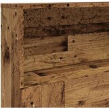  Uzglavlje s ormarićem boja starog drva 200x19x103,5 cm drveni | shoptok.hr