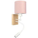 Brilagi LED fleksibilna lampa BOBO WOOD 1xE27/25W/230V + LED/3W hrast/bela/ružičasta Cene