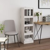 vidaXL knjižna omara za razdelitev prostora bela 40x30x135,5 cm Cene