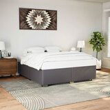 Maison Chic Posteljni okvir - Dvoposteljna postelja - Zakonska postelja siv 180x200 cm umetno usnje-J5388, (21759144) | Shoptok.si